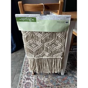 Macrame Table Runner